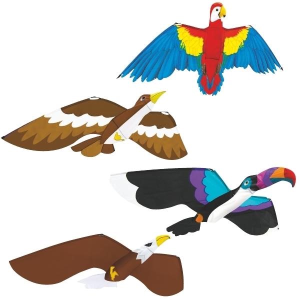 Gayla 3-D Nylon Bird Kites 734380