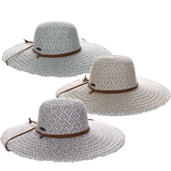 PJ Round Crown Frayed Hat 752030