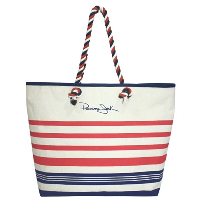 Wholesale Striped Tote Bag Wholesale Panama Jack Beach Bag Wholesale Beach Bag