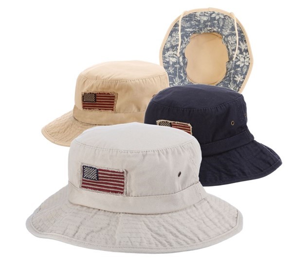 PJ US Flag Cotton Boonie